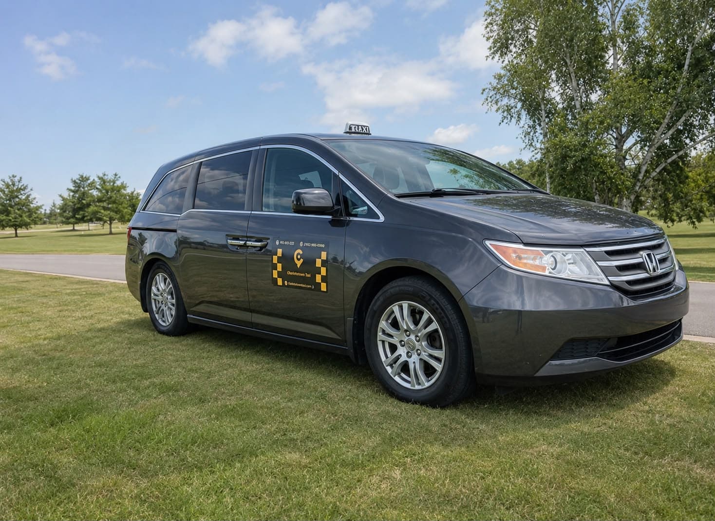 Charlottetown Taxi Passenger Van for local rides, passengers and luggage