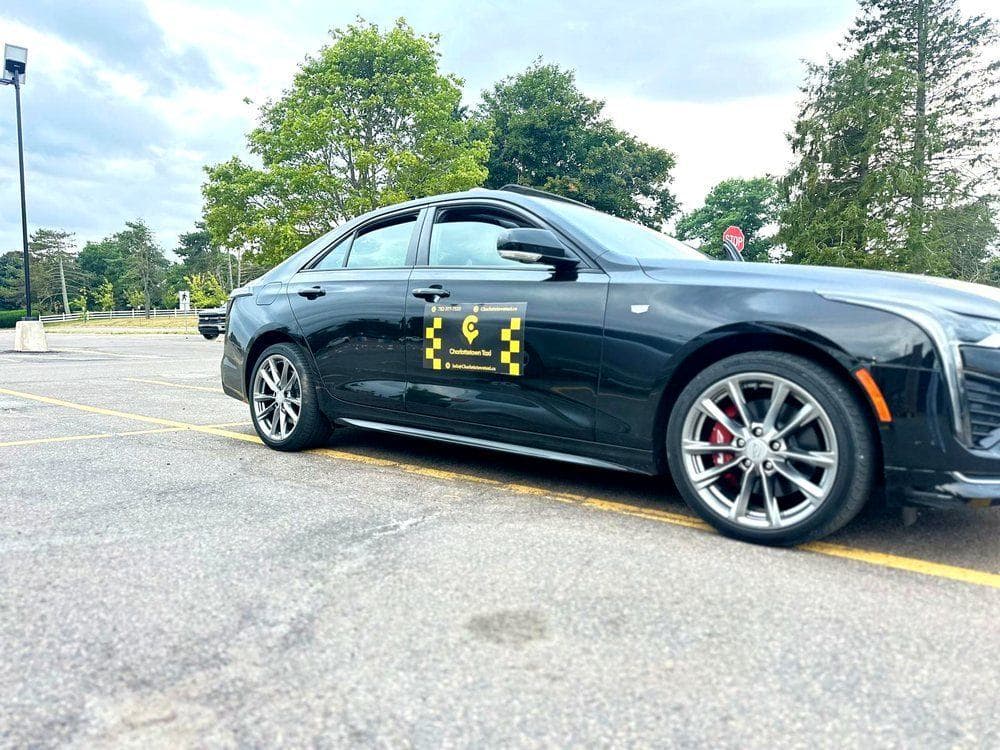 Charlottetown Taxi sedan ready for a local pickup in Charlottetown, Prince Edward Island
